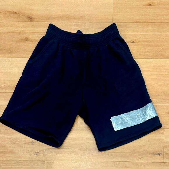 Givenchy Shorts With Latex Band 'Black/Silver' - Picture 4 of 7